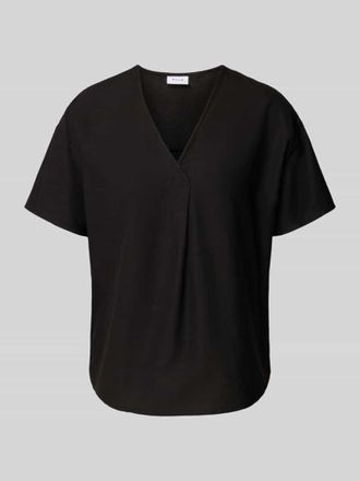 Vila Blusenshirt aus Viskose-Mix mit Leinen-Anteil Modell PRISILLA in Black, Gr&ouml;&szlig;e 34