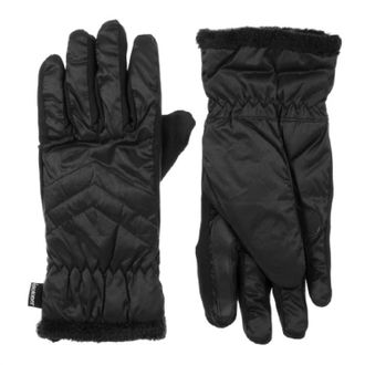 Isotoner WomenS Sleekheat Quilted Gloves In Black