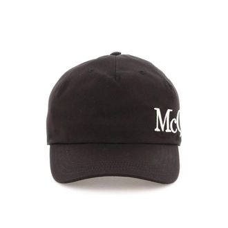 Alexander McQueen Logo-Embroidered Baseball Cap - unisex - Alexander McQueen - Hats & Caps - Black - M - Accessories