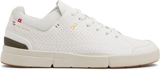 On Running logo-print perforated low-top sneakers - men - Rubber/Fabric/Artificial Leather - 12.5 - White