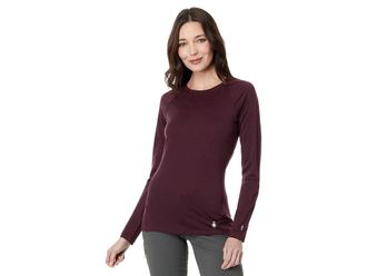 Smartwool Classic All-Season Merino Base Layer Long Sleeve Womens Clothing Eggplant : SM, Nylon/Wool
