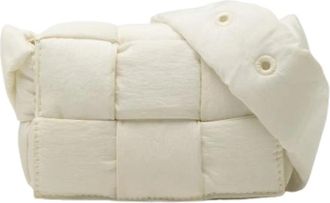 Bottega Veneta Borsa a tracolla Pre-owned in nylon - - Pre-owned - Donna - Bianco - ONE SIZE
