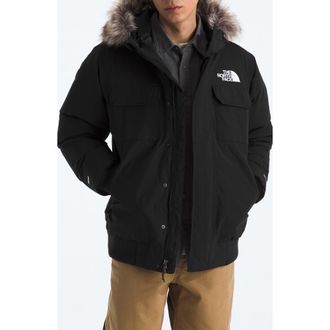 The North Face McMurdo Water Repellent 600 Fill Power Down Jacket with Removable Faux Fur Trim in Tnf Black/Tnf Black at Nordstrom, Size X-Large