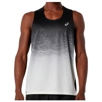 Asics Road Fade Singlet Tank Top f&uuml;r Herren | grau