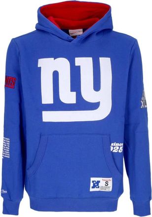 Mitchell & Ness NFL Team Origins Fleece Hoodie - Heren - Hoodies - Blauw - M - Katoen - Hoodies & sweatvesten