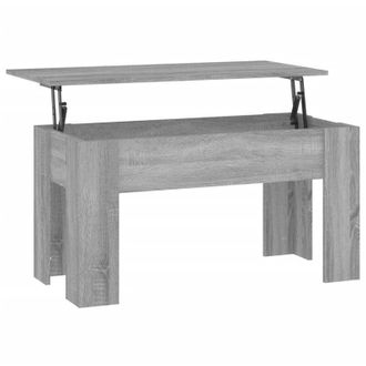 vidaXL Mesa De Centro Madera De Ingenier&iacute;a Gris Sonoma 101x49x52 Cm Vidaxl