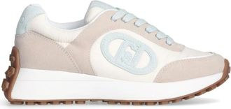 Liu Jo Beige Aqua Leren Sneakers Lolo 17 - Dames - Sneakers - Beige - 41 EU - Leer - Schoenen