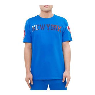 Pro Standard Pro Standard New York Knicks Pro Team T-Shirt in Blue/Dip Dye Men