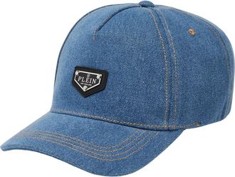 Philipp Plein Baseball Cap - unisex - Petten - Blauw - ONE Size - Katoen - Accessoires