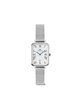 Daniel Wellington Quadro 20mm - women - stainless steel/Mineral Glass - One Size - White