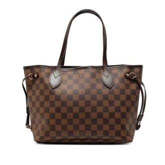 Louis Vuitton Pre-owned Neverfull PM - Dames - Pre-owned - Bruin - Maat: ONE Size Zijde