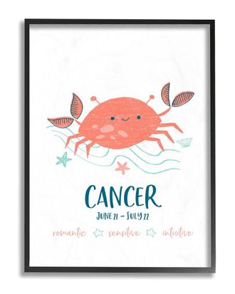 Stupell Industries The Kids Room By Stupell Fun Modern Zodiac Cancer