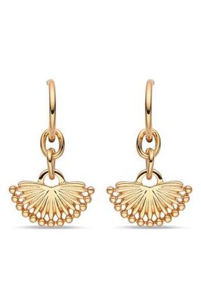 Eye Candy Los Angeles Juliette Fan Drop Earrings in Gold at Nordstrom Rack