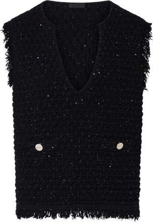 Liu Jo Tops, Dames, Zwart, L, Ecs Maglia Chiusa S/M