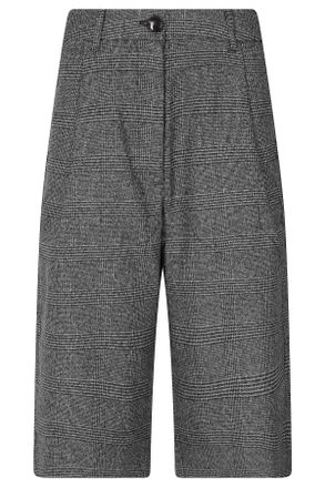 Essentiel Wide-Leg Bermuda Shorts With Pleated Detail And Relaxed Fit