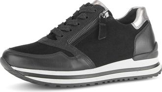 Gabor Womens Low-Top Trainers, Womens Trainers, Black Antique Silver 37, 35.5 EU Weit