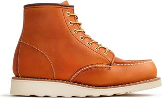 Red Wing Shoes Classic Moc Legacy Leather Boot in Oro Legacy at Nordstrom, Size 9.5