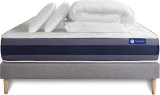 Actisom Pack Colch&oacute;n Gris L&aacute;tex Y Espuma Viscoel&aacute;stica 140 X 190