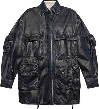 The Attico Fern Multi-Pocket Denim Jacket
