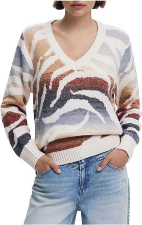 Desigual Donna, Maglie, Multicolore, L, new