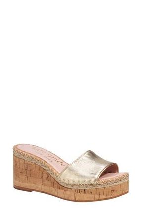 Kate Spade New York cosette espadrille wedge sandal in Pale Gold at Nordstrom Rack, Size 7.5