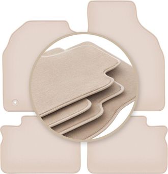 OEM Alfombrillas Premium Beige Para: Opel Agila A Hatchback 2000-2007