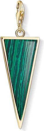 Thomas Sabo Groene Driehoek Bedelhanger - Dames - Sieraden - Groen - ONE Size - Accessoires