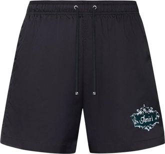 Amiri Crest-detail Swim Shorts