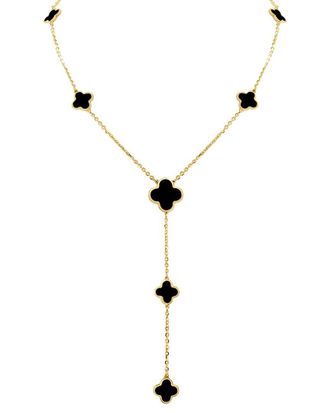 Italian Gold, Inc 14K Onyx Lariat Necklace