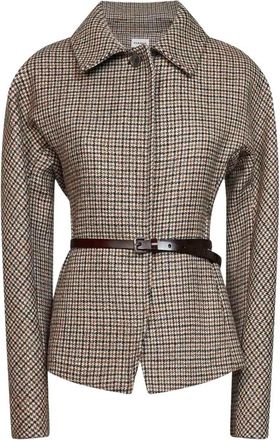 P.A.R.O.S.H. Visgraat Blazer - Dames - Blazers - Veelkleurig - S - Wol - Jassen