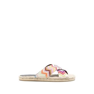 Missoni Sliders, female, Multicolor, Size: 11 US Shoes Missoni