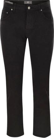 Pantaloni Torino Heren, Broeken, Zwart, Maat: W29 Katoen