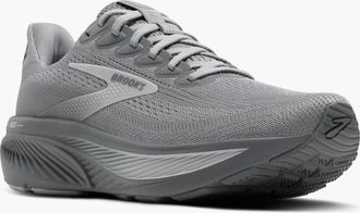 Brooks Mens Ghost 17 Running Shoes In Primer Gray/oyster Mushroom