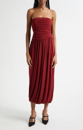 Cinq &agrave; Sept Rosine Strapless Dress in Berrywine at Nordstrom, Size 12
