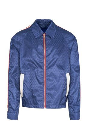 Alexander McQueen SKULL JACQUARD JACKET Size: 50, colour: BLUE