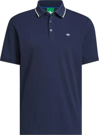 adidas Solid Twistknit Cotton Blend Golf Polo in Night Indigo/Chalk White at Nordstrom, Size Xx-Large