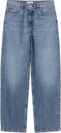 Carhartt Work in Progress W Lavine Pant - Dames - Regular Fit Jeans - Blauw - W25 - Katoen - Jeans
