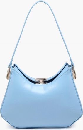 Jen & Co. Womens Incheon Hexagonal Shoulder Bag In Arctic Blue