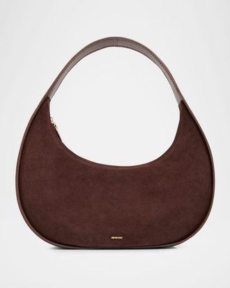 SIMKHAI Finn Suede Hobo Bag