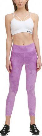 DKNY Activewear Botanica 7/8 Leggings In Tulle
