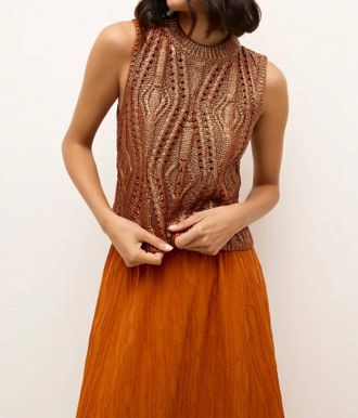 Marie Oliver Mcquire Top In Copper