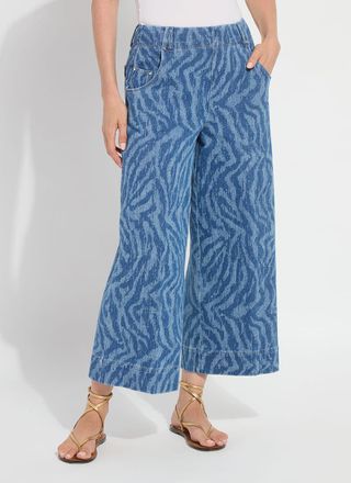 Lyss&eacute; Leo Palazzo Denim (25 Inseam)