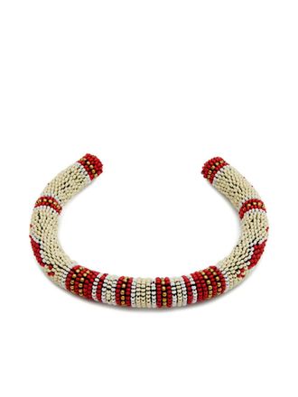 Isabel Marant Nina beaded bracelet - Neutrals