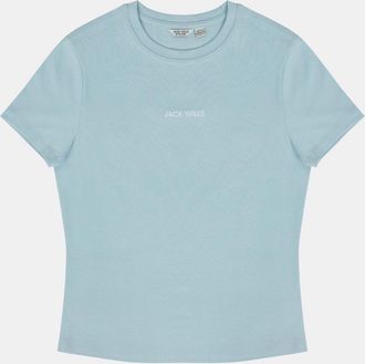 Jack Wills Dames/dames Katoenen T-shirt (Blauw)