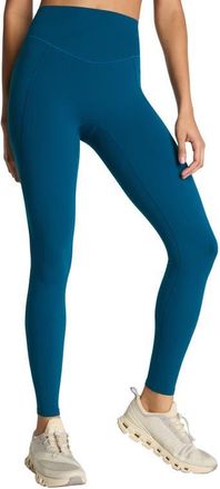 Spanx SPANXshape CurveTheory Full-Length Leggings in Deep Cove at Nordstrom, Size X-Small