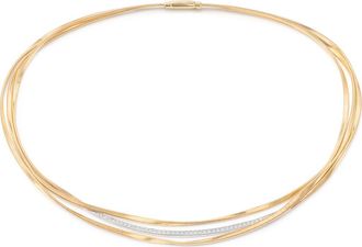 Marco Bicego Diamond Necklace in D0.32 18Kyg at Nordstrom, Size 17