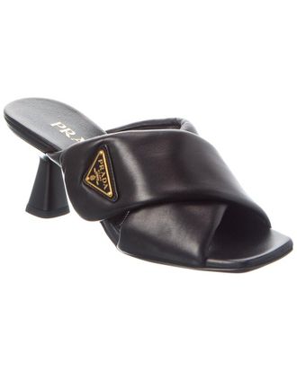 Prada Padded Leather Sandal