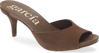 Pedro Garcia Welch Slide Sandal in Chocolat Castoro at Nordstrom, Size 9.5Us