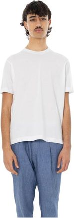 Daniele Fiesoli Gegemerceerd Katoenen T-shirt - Heren - T-shirts - Wit - L - Katoen - Tops