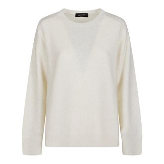 Fabiana Filippi Trui met ronde hals - Dames - Ronde hals truien - Wit - XS - Truien & Vesten